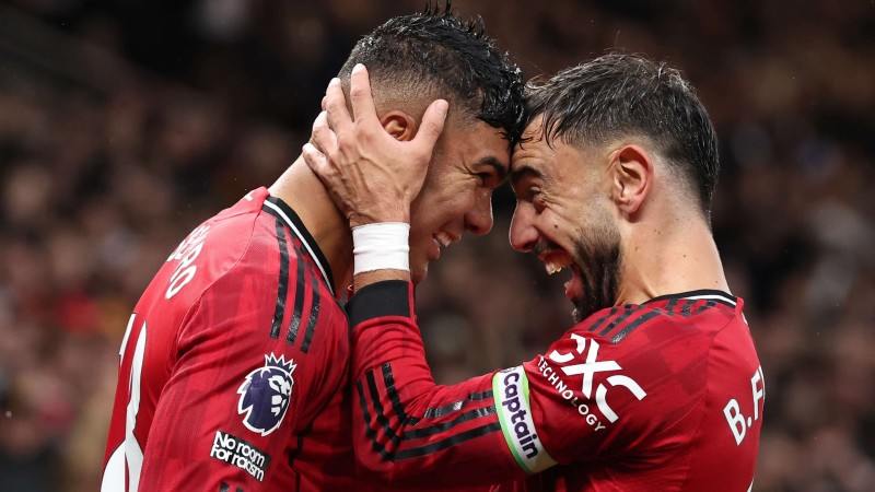 B费两大里程碑！曼联2-1切尔西