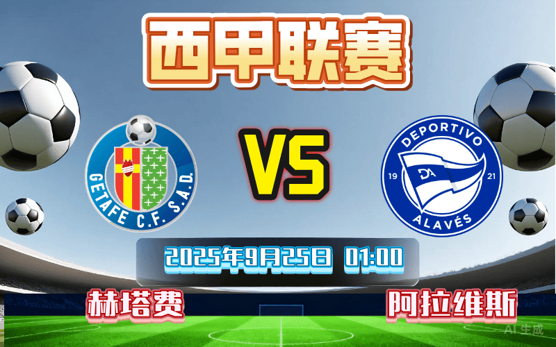 西甲2025-09-25赫塔费vs阿拉维斯